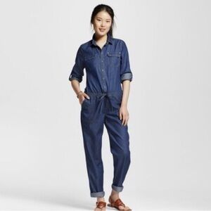 Vintage 70’s Dollhouse denim jumpsuit M